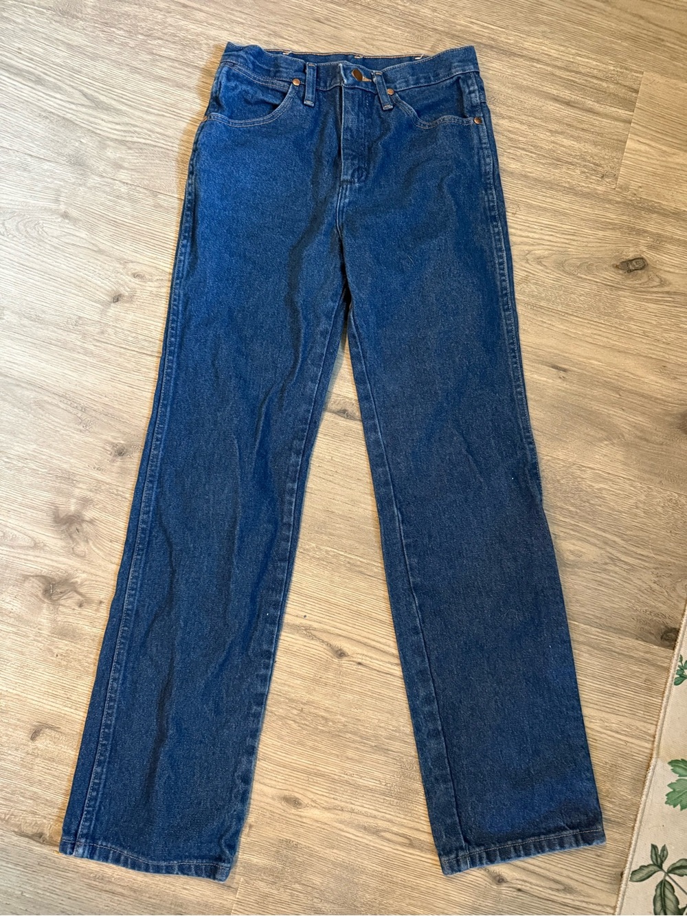 Wrangler Men's Straight-Leg Blue Jeans